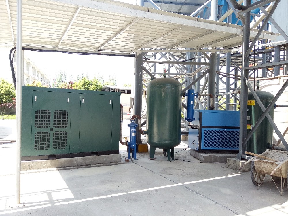 四川某建材有限公司采購德蒙永磁變頻式螺桿空壓機案例