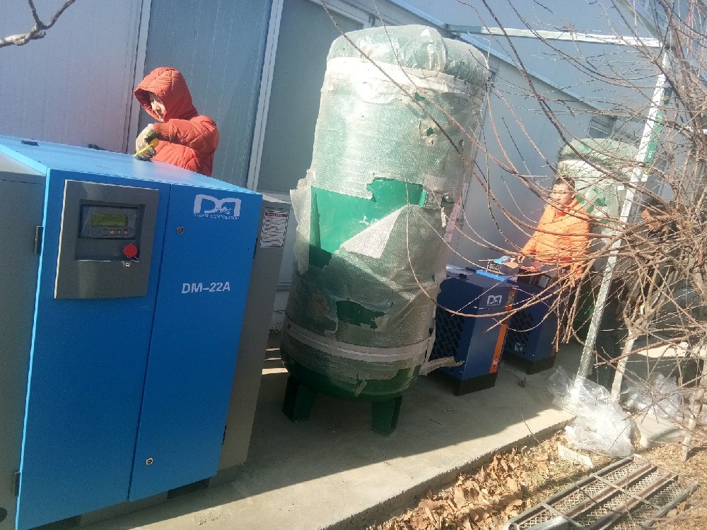 北京某農業公司采購德蒙常規螺桿式空氣壓縮機案例