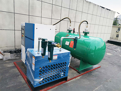 山東省某醫院采購德蒙DHV-11G德蒙固定螺桿機案例